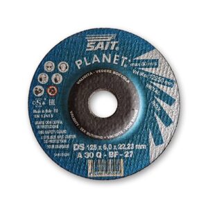 Disque à ébarber acier/inox Ø 125 - ep.6mm