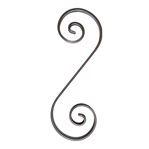 Volute H.360 x L.125mm - plat 16 x 4mm