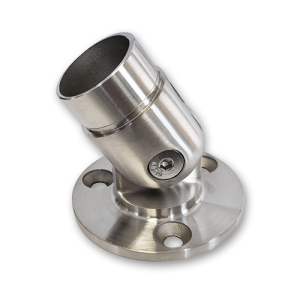 Platine murale orientable inox